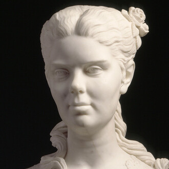 Edmonia Lewis, Portrait of a woman (detail), 1873. Courtesy of Georgia Museum of Art