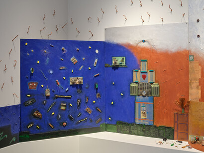 Betye Saar, Mojotech, exhibition view. Courtesy of Roberts Projects