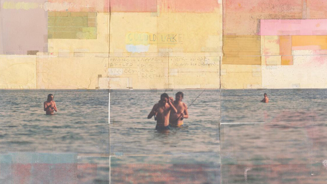 Kimowan Metchewais, Cold lake fishing. Courtesy of the Blanton Museum of Art