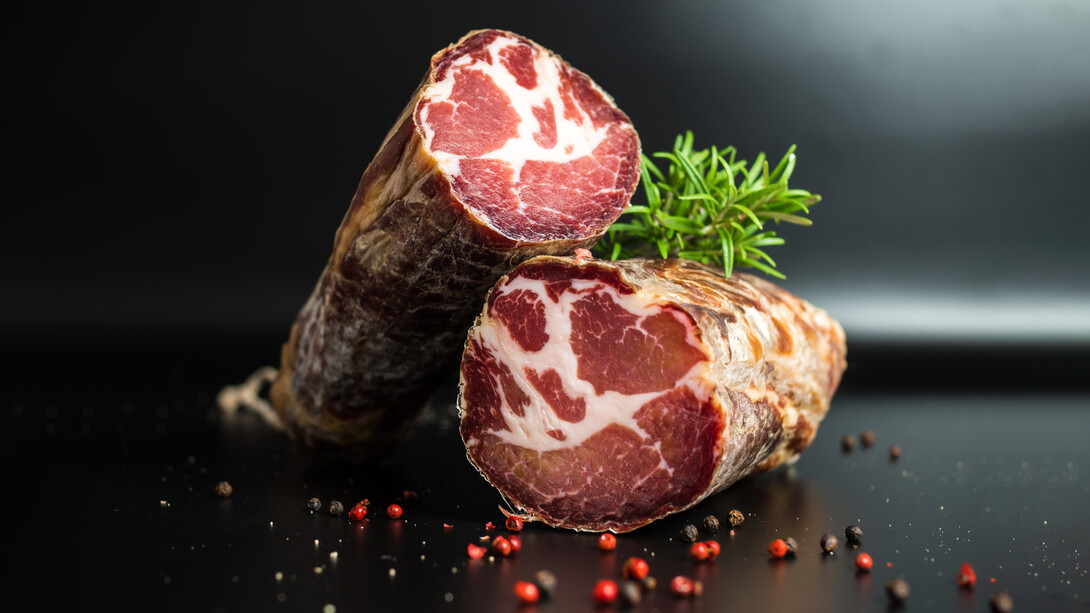Tony Soprano comfort food is "capocollo" or, as said, "gabagool"