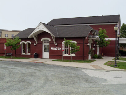 The Amtrak station, also known as Union Station, Virginia, USA