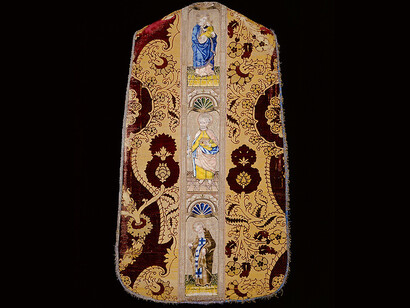Chasuble: Italy or Spain, Chasuble with Orphrey Band, Chasuble: Late 15th century; Orphrey Band: Late 15th/early 16th century