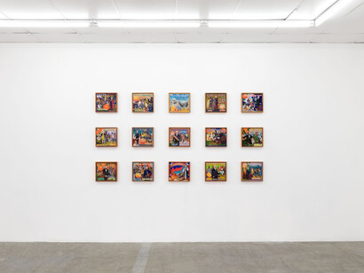 Ben Sakoguchi, Potus, Massas and survivors, exhibition view. Courtesy of Bel Ami