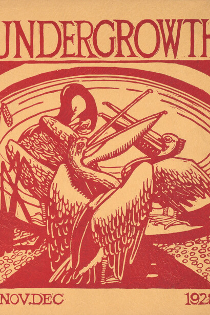 Unknown artist, Undergrowth: a magazine of youth and ideals, november–december 1928. Courtesy of the Art Gallery of New South Wales