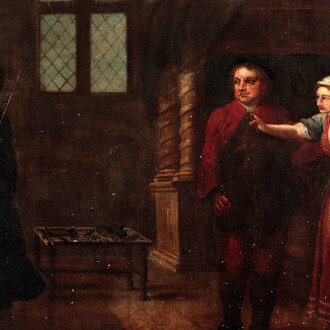 Francis Hayman, Devil to Pay, 1730s Private Collection