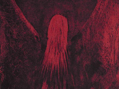 Anish Kapoor, Blackness from her womb, 2001. Courtesy of the Art Gallery of NSW