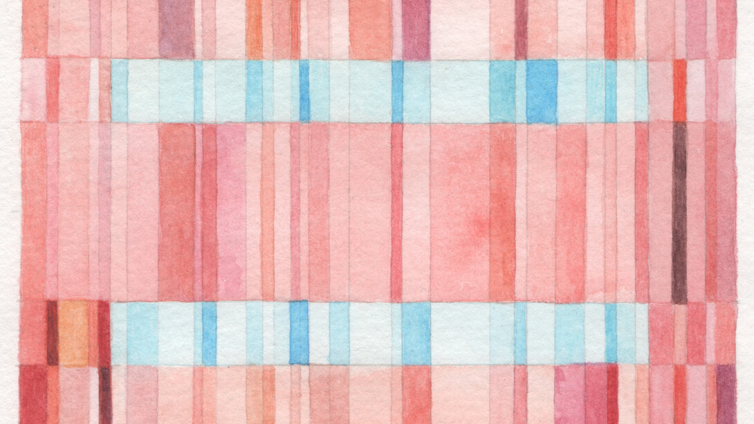 Transition #6, watercolour, 12 x 8cm, Mark Weighton, 2020