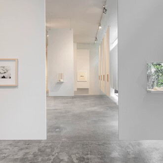 Luis Camnitzer, Una que cubre la palabra que la nombra, exhibition view. Courtesy of Labor Gallery