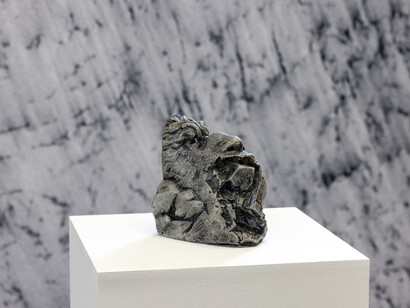 Giovanni Giaretta, It takes a while to learn to talk the long language of the rocks, exhibition view. Courtesy of Galleria Tiziana Di Caro