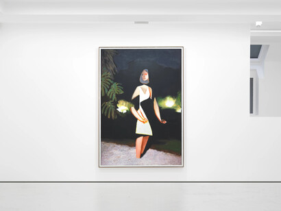 Jonathan Wateridge, Vanishing poin, exhibition view. Courtesy of GRIMM