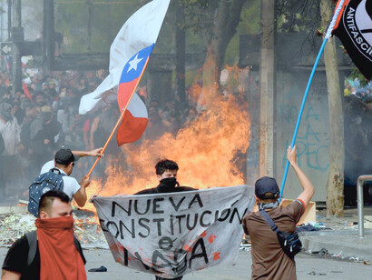 Protestas en Chile durante el 'Estallido Social' en el año 2019