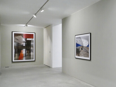 Roland Fischer, Transhistorical places and new architectures, exhibition view. Courtesy of Carlos Carvalho