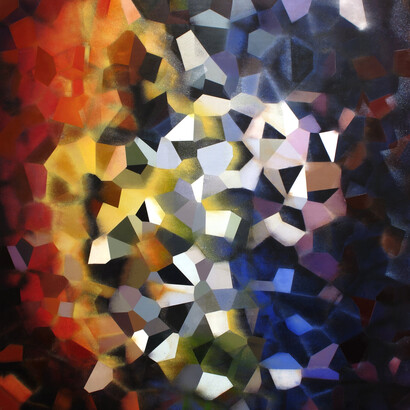 Jennifer Lynch, Iridium, ink on panel, 85x86 inches. Courtesy of the artist and Richard Levy Gallery