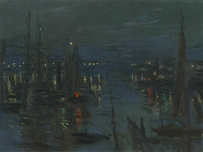 Claude Monet's The Port of Le Havre: Night Effect