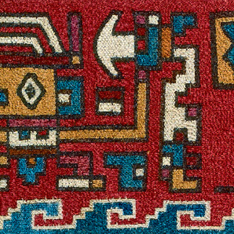 Tejidos en la vida para honrar a la muerte. Courtesy of Museo Chileno de Arte Precolombino