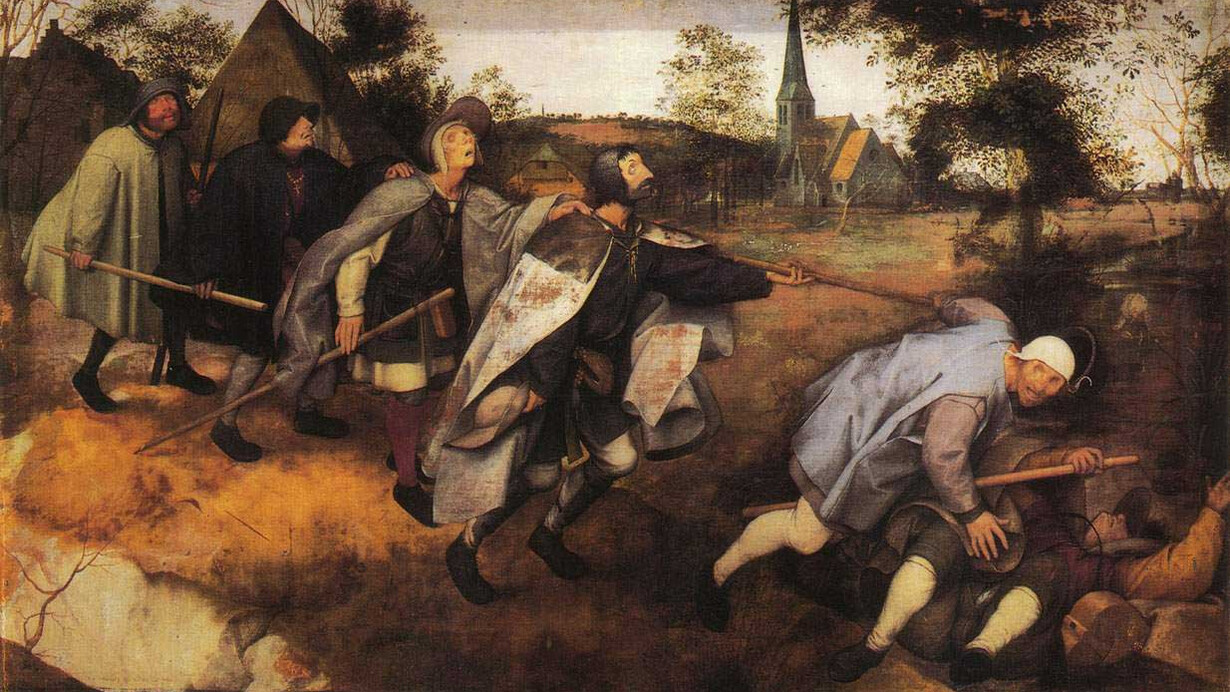 «La parábola de los ciegos» (1558), Pieter Brueghel el Viejo