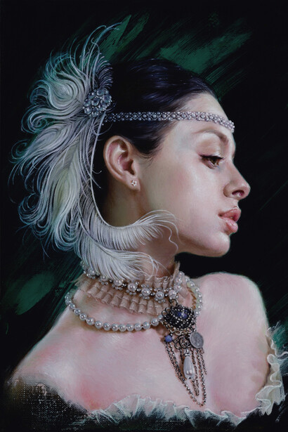 Alexandra Manukyan, Plumed, 2021. Courtesy of Abend Gallery