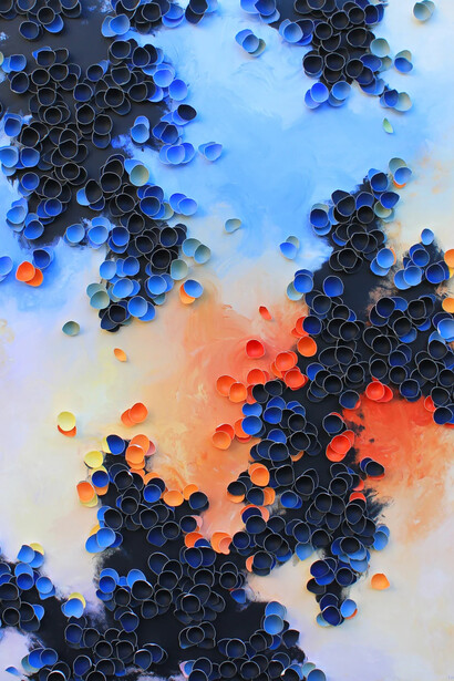 Larisa Safaryan, Burning sky, 2024. Courtesy of Markowicz Fine Art