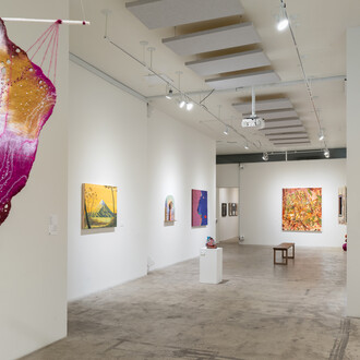 Various artists, Mad heart, be brave, exhibition view. Courtesy of Fridman Gallery. Photo by Adam Reich