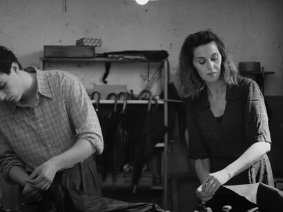 Scene from C'è ancora domani, showcasing the challenges women face in asserting their rights in a patriarchal society