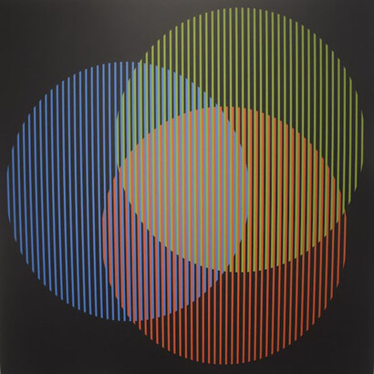Color aditivo RVB2 (2014). Carlos Cruz-Díez. Museo de Arte Costarricense