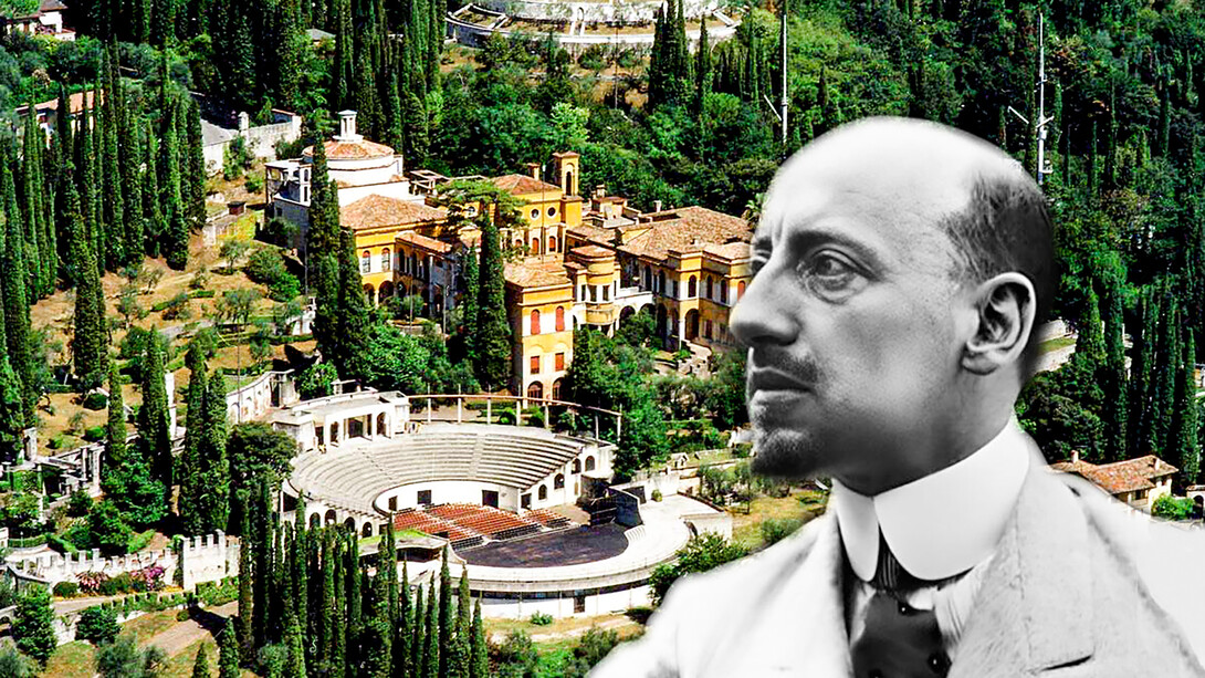 Gabriele d'Annunzio and Vittoriale degli Italiani, Italy