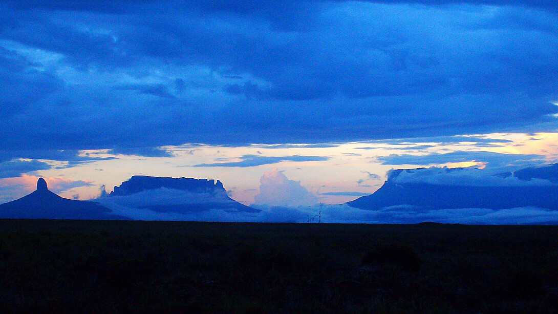 Large plateaus, known as ''Tepuyes'', dot the landscape of the Gran Savana Road, Venezuela