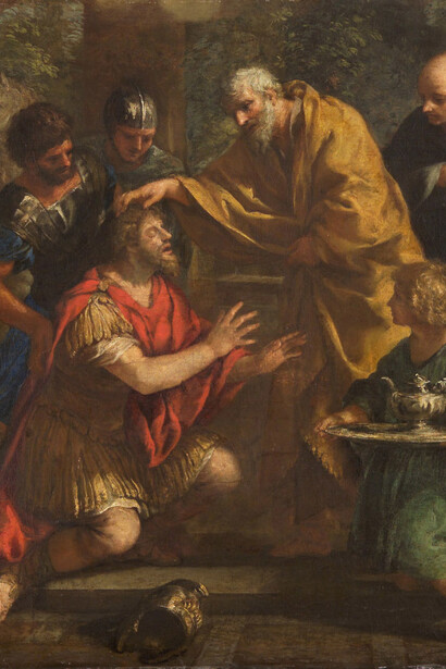 «Ananías curando la ceguera de Saulo» (1660), Ciro Ferri