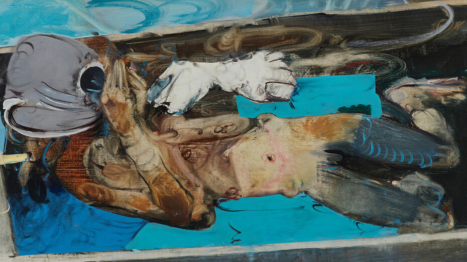 Adrian Ghenie, Auferstehung 1, 2024. Courtesy of Albertina Museum