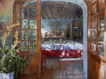 Minotto Raffaele, L'attesa del banchetto, 2024. Courtesy of Punto Sull’Arte