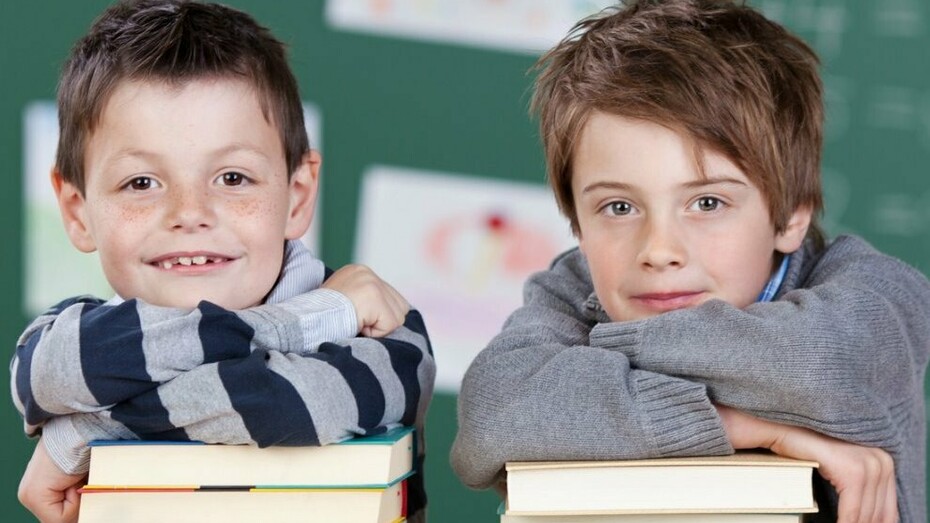 Niños en el colegio