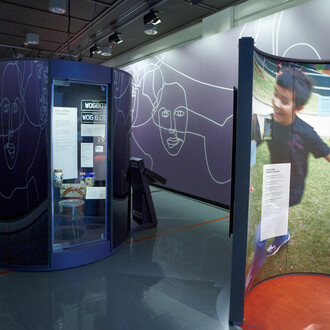Identity, yours, mine, ours, exhibition view. Courtesy of Immigration Museum