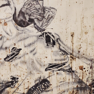 Katie Simmons, Carya glabra (detail), 2023. Courtesy of Pleiades Gallery