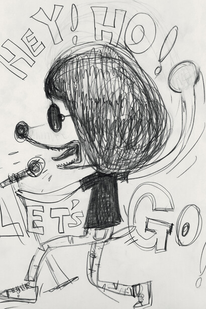 Yoshitomo Nara, Joey, 2008. Courtesy of Guggenheim Museum Bilbao