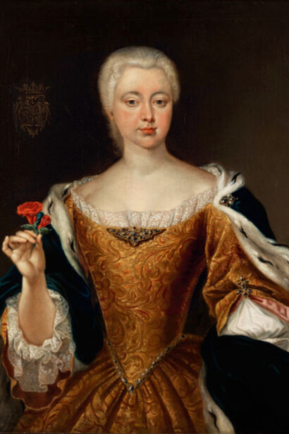 Portrait of Maria Anna Adelheid of Hohenlohe-Bartenstein (1701-1758), daughter of Philipp Karl zu Hohenlohe-Bartenstein