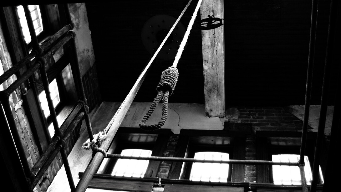 Execution by hanging in Austin County jail, Texas, USA