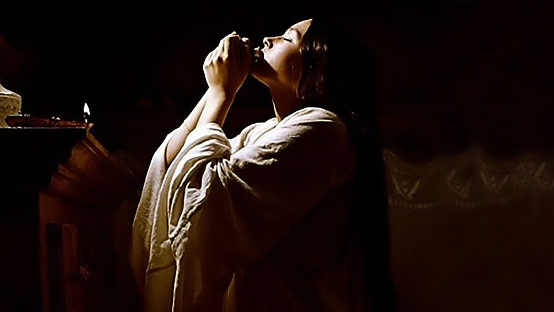 Juliet drinking the poison