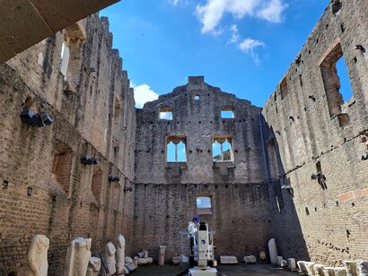 Roma, Castrum Caetani, interno, ph. Roberto Luciani