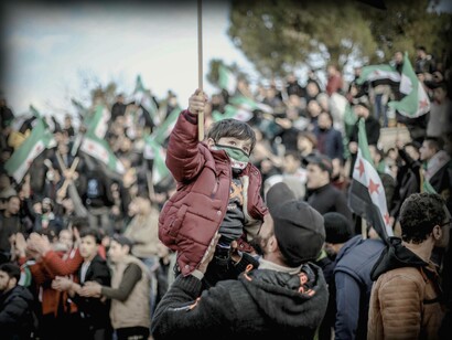 Protest in Idlib, Idlib Governorate, Syria