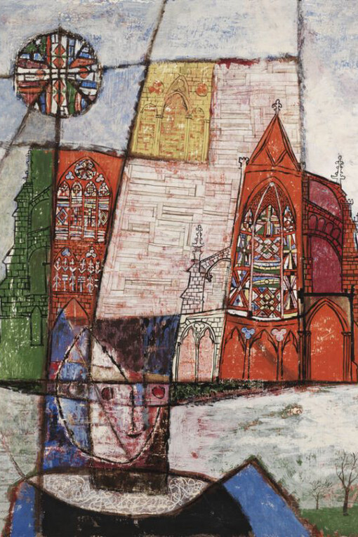 William Snaith, Cathedral architect, 1950. Courtesy of Pennsylvania Academy of the Fine Arts