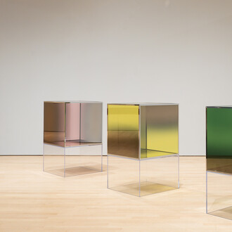 Larry Bell, Improvisations, exhibition view. Courtesy of San Antonio Museum of Art
