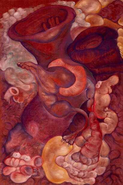 Dafna Maimon, Just a kidney obsessed with death, 2024. Courtesy of Museum of Contemporary Art Kiasma