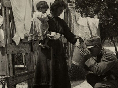 Una giovane madre disseta un soldato, Museo Civico del Risorgimento, Bologna