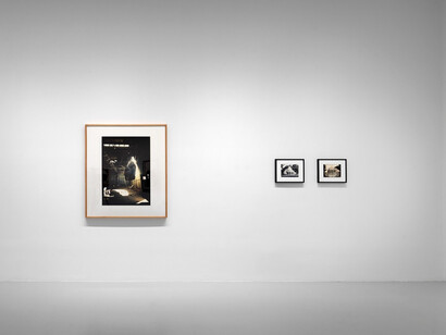 Suzanne Harris and Gordon Matta-Clark, exhibition view. Courtesy of Rhona Hoffman Gallery