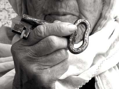 Muchos palestinos conservan las llaves de sus casas abandonadas tras el éxodo