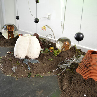 Shabu Shabu, Silas Inoue, Anders Brinch, Love Your Monsters. Installation view. Courtesy of Marie Kirkegaard Gallery