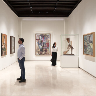 Pablo Picasso: structures of invention. The unity of a life’s work, exhibition view. Courtesy of Museo Picasso Málaga