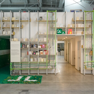 J&L books. Reading room, exhibition view. Courtesy of ICA LA