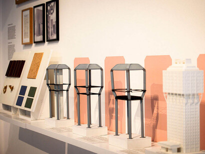 La torre velasca dei BBPR, exhibition view. Courtesy of Maxxi