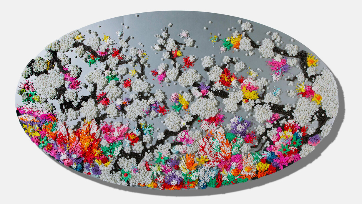 Ran Hwang, Healing oblivious aqua_OS, 2024. Courtesy of Leila Heller Gallery